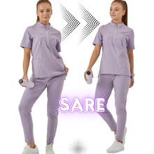 Kép betöltése a galériamegjelenítőbe: Wio Nő Sare Szett - Lila