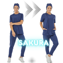 Kép betöltése a galériamegjelenítőbe: Wio Női Sakura Szett - Sötét Kék