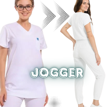 Kép betöltése a galériamegjelenítőbe: Wio Női Jogger Szett - Fehér