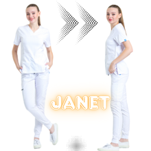 Kép betöltése a galériamegjelenítőbe: Wio Női Janet Szett - Fehér