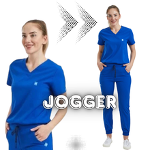 Kép betöltése a galériamegjelenítőbe: Wio Női Jogger Felső - Világos Kék