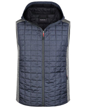 Kép betöltése a galériamegjelenítőbe: James&Nicholson Hbrid Kapucnis Mellény Első