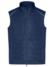 Kép betöltése a galériamegjelenítőbe: James&Nicholson Hibrid Mellény SötétKék
