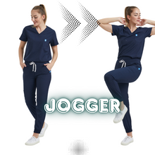 Kép betöltése a galériamegjelenítőbe: Wio Női Jogger Szett - Sötét Kék