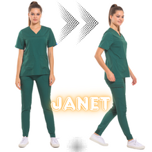 Kép betöltése a galériamegjelenítőbe: Wio Női Janet Szett - Zöld