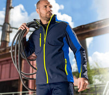 Kép betöltése a galériamegjelenítőbe: Burgia BS One Softshell Kabát/Dzseki SötétKék/Citom/Kék
