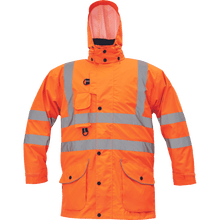 Kép betöltése a galériamegjelenítőbe: Cerva Formby HV 7n1 Télikabát Dzseki/Kabát Narancs