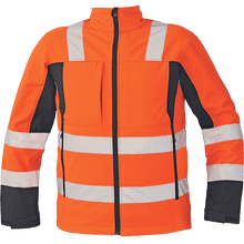Kép betöltése a galériamegjelenítőbe: Cerva Malton HV Softshell Kabát/Dzseki Narancs