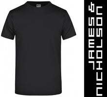 Kép betöltése a galériamegjelenítőbe: James & Nicholson  ROUND-T-MEDIUM KEREKNYAKÚ PÓLÓ - rooster-workwear