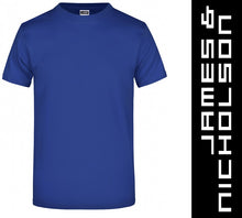 Kép betöltése a galériamegjelenítőbe: James & Nicholson  ROUND-T-MEDIUM KEREKNYAKÚ PÓLÓ - rooster-workwear