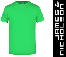 Kép betöltése a galériamegjelenítőbe: James & Nicholson  ROUND-T-MEDIUM KEREKNYAKÚ PÓLÓ - rooster-workwear