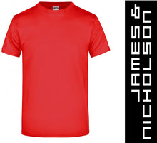 Kép betöltése a galériamegjelenítőbe: James & Nicholson  ROUND-T-MEDIUM KEREKNYAKÚ PÓLÓ - rooster-workwear