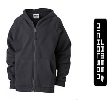 Kép betöltése a galériamegjelenítőbe: James & Nicholson Cipzáros pulóver Fekete