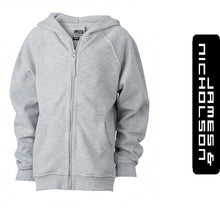 Kép betöltése a galériamegjelenítőbe: James & Nicholson Cipzáros pulóver VilágosSzürke