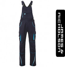 Kép betöltése a galériamegjelenítőbe: James & Nicholson Color Style Kantárosnadrág SötétKék