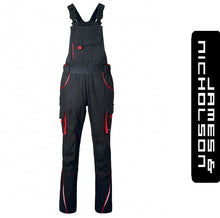 Kép betöltése a galériamegjelenítőbe: James & Nicholson Color Style Kantárosnadrág Szürke/Piros