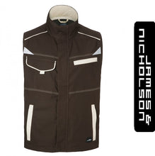 Kép betöltése a galériamegjelenítőbe: James & Nicholson Color Style Mellény Barna