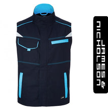 Kép betöltése a galériamegjelenítőbe: James & Nicholson Color Style Mellény SötétKék