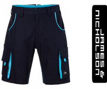 Kép betöltése a galériamegjelenítőbe: James&Nicholson Color Style Rövidnadrág SötétKék/Kék