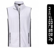 Kép betöltése a galériamegjelenítőbe: James & Nicholson Polár Mellény Fehér/Szürke