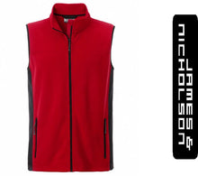 Kép betöltése a galériamegjelenítőbe: James & Nicholson Polár Mellény Piros/Fekete