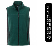 Kép betöltése a galériamegjelenítőbe: James & Nicholson Polár Mellény Zöld/Fekete