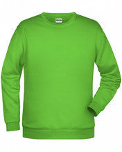 Kép betöltése a galériamegjelenítőbe: James&Nicholson Pulóver Lime Zöld