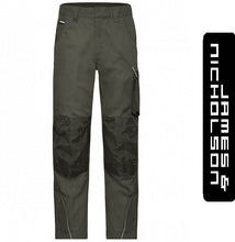 Kép betöltése a galériamegjelenítőbe: James & Nicholson Solid Style Deréknadrág OlivaZöld