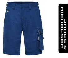 Kép betöltése a galériamegjelenítőbe: James & Nicholson Solid Style Rövidnadrág KirályKék1