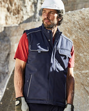 Kép betöltése a galériamegjelenítőbe: James&Nicholson Solid Style Vastag Mellény SötétKék