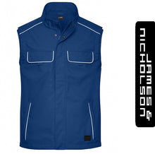 Kép betöltése a galériamegjelenítőbe: James & Nicholson Solid Style mellény KirályKék