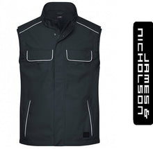 Kép betöltése a galériamegjelenítőbe: James & Nicholson Solid Style mellény Szürke