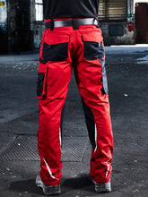 Kép betöltése a galériamegjelenítőbe: James & Nicholson Strong Style Deréknadrág Piros