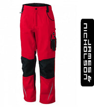 Kép betöltése a galériamegjelenítőbe: James & Nicholson Strong Style Deréknadrág Piros2