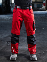 Kép betöltése a galériamegjelenítőbe: James & Nicholson Strong Style Deréknadrág Piros