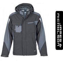 Kép betöltése a galériamegjelenítőbe: James & Nicholson Strong Style Kabát/Télikabát Fekete1