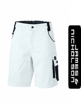 Kép betöltése a galériamegjelenítőbe: James & Nicholson Strong Style Rövidnadrág Fehér1