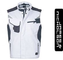 Kép betöltése a galériamegjelenítőbe: James&Nicholson Strong Style Vastag Mellény Fehér