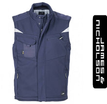 Kép betöltése a galériamegjelenítőbe: James&Nicholson Strong Style Vastag Mellény SötétKék