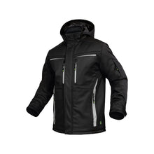 Kép betöltése a galériamegjelenítőbe: Leib Wächter Softshell Kabát/Télikabát Fekete1