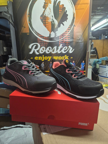 Puma Celerity Knit Pink női munkavédelmi cipő – stílus és biztonság a Rooster Workwear kínálatában