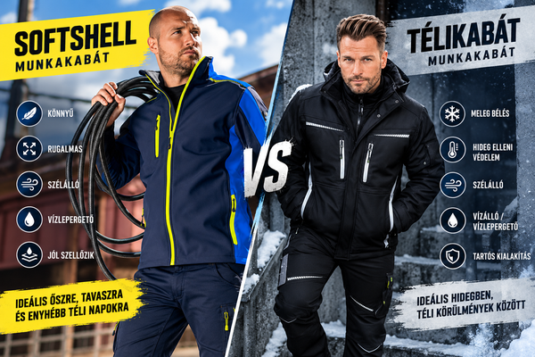 Softshell vagy télikabát? Melyik munkához melyiket válaszd?