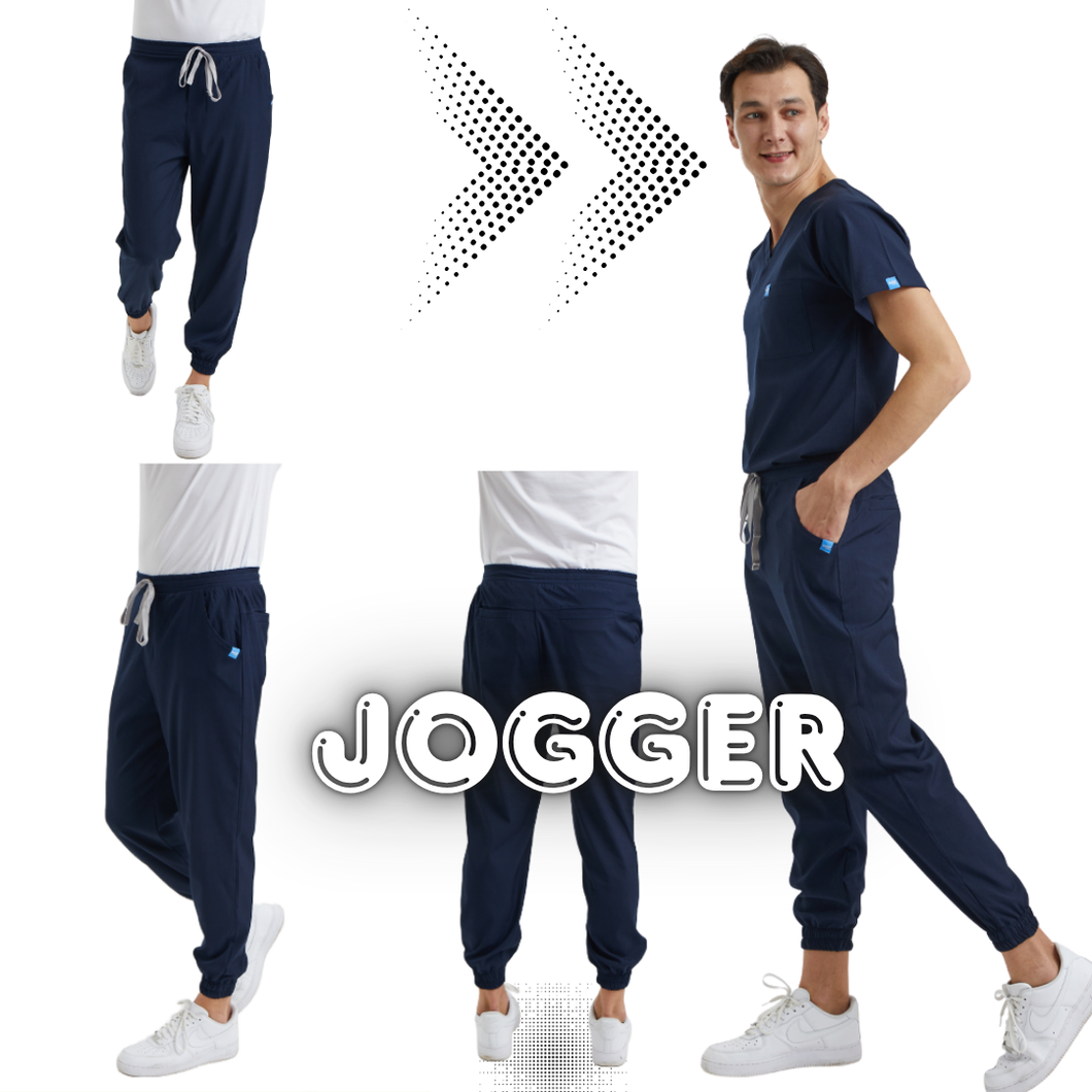 Wio Férfi Jogger Nadrág - Sötét Kék