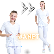 Kép betöltése a galériamegjelenítőbe: Wio Női Janet Felső - Fehér
