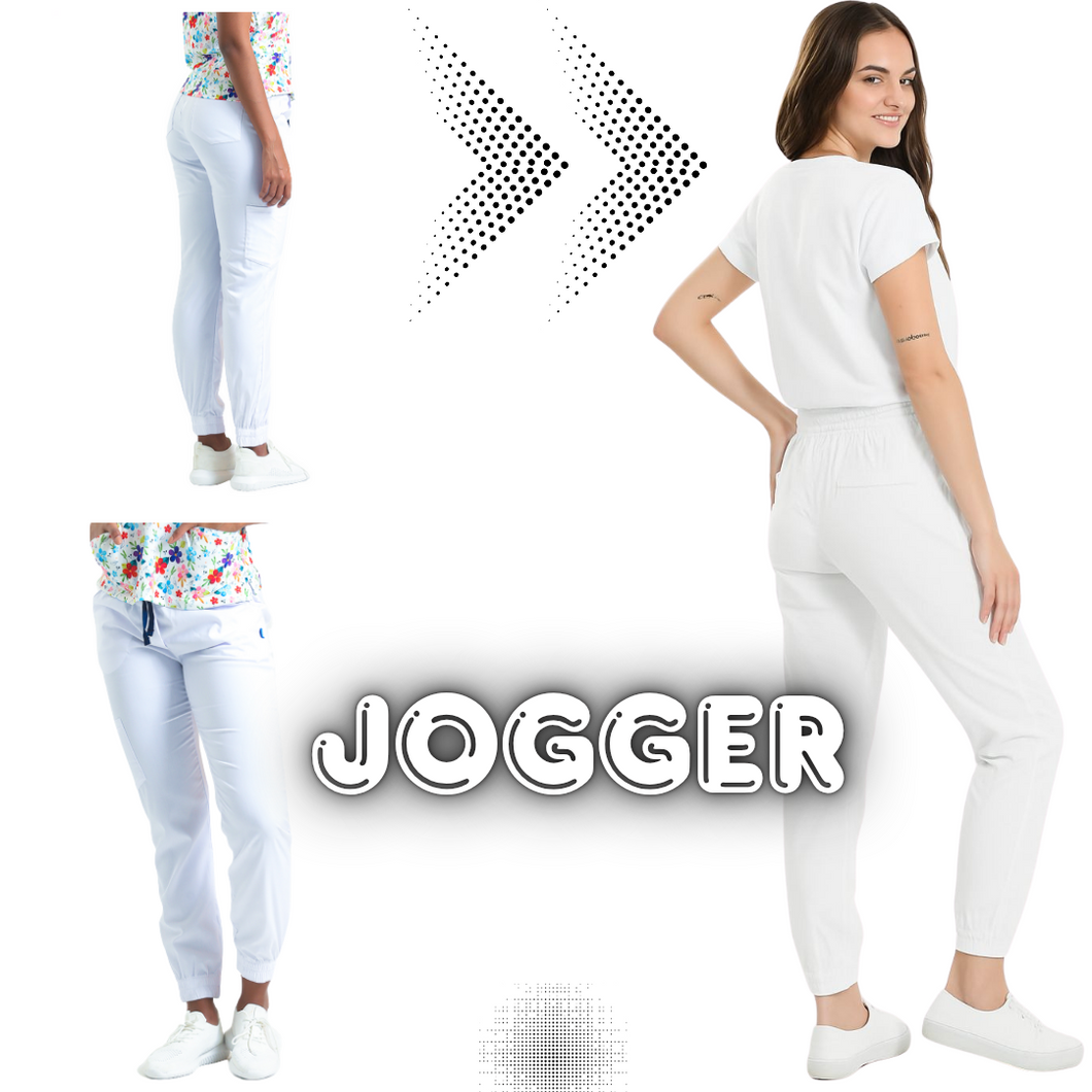 Wio Női Jogger Nadrág - Fehér