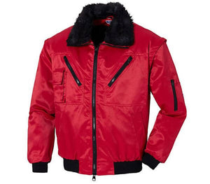 Burgia Pilota Egyszínű Kabát/Dzseki Télikabát 4in1 Piros