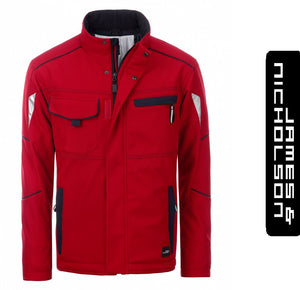 James & Nicholson Color Style Kabát/Télikabát Piros