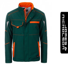 Kép betöltése a galériamegjelenítőbe: James &amp; Nicholson Color Style Kabát/Télikabát Zöld/Narancs
