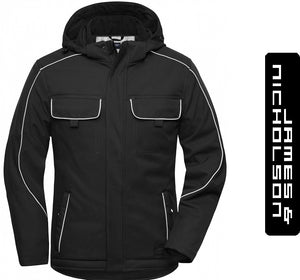 James & Nicholson Solid Style Kabát/Télikabát Fekete