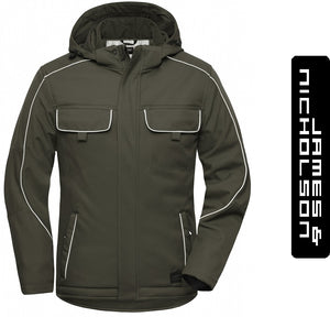 James & Nicholson Solid Style Kabát/Télikabát OlivaZöld